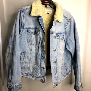 target sherpa denim jacket